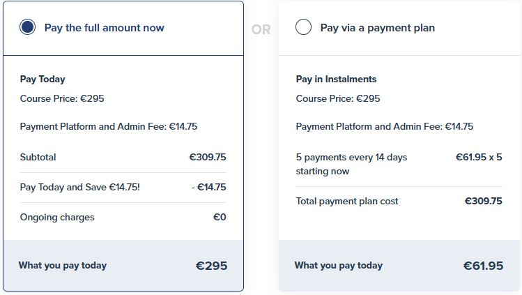 5N0690 ID Blended – Communications (ID) – Online with Live Tutorial Sessions pricing plans
