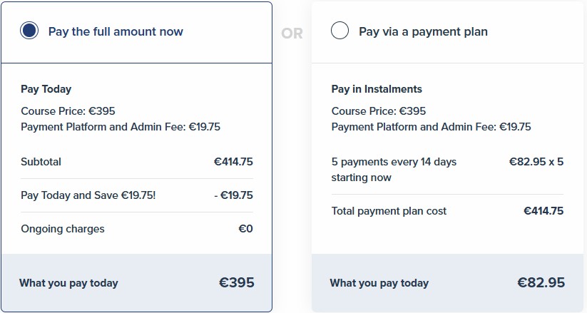 5N1546 SP – Payroll Manual and Computerised – Self Paced pricing plans