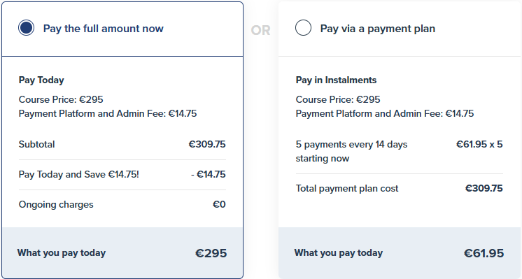 5N1749 SP – Empowering the Individual – Self Paced pricing plans
