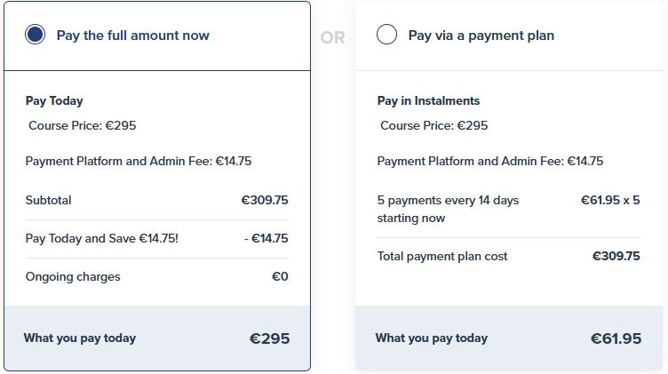 5N1851 SP – Accommodation Techniques – Self Paced pricing plans