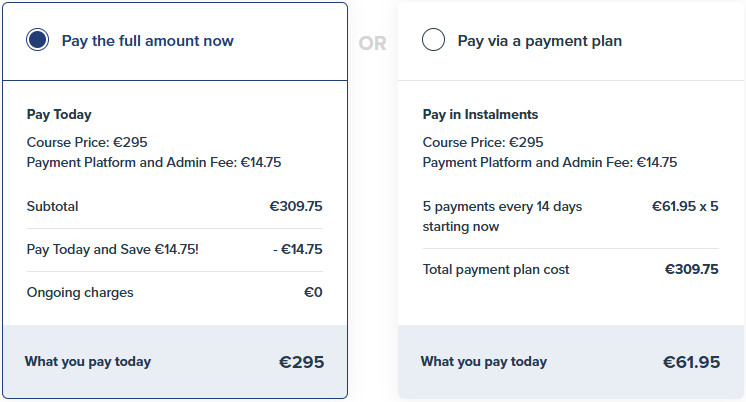 5N2746 SP – Biology – Self Paced pricing plans