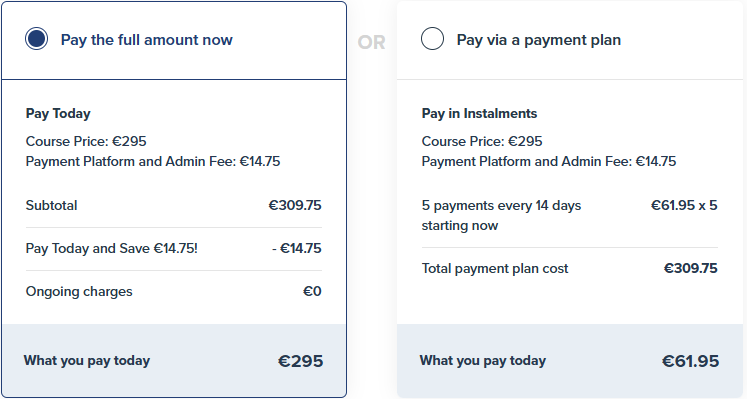 5N3772 Blended – Understanding Mental Health – Online with Live Tutorial Sessions pricing plans