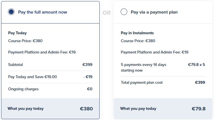 6N4188 SP – Marketing Management – Self Paced pricing plans