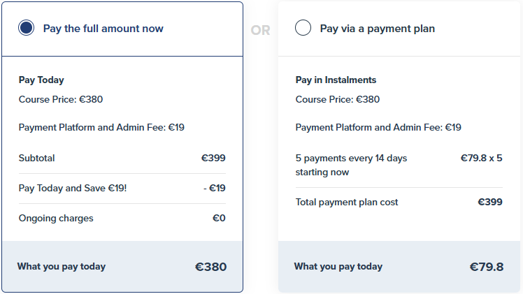 6N4322 SP – Employment Law – Self Paced pricing plans
