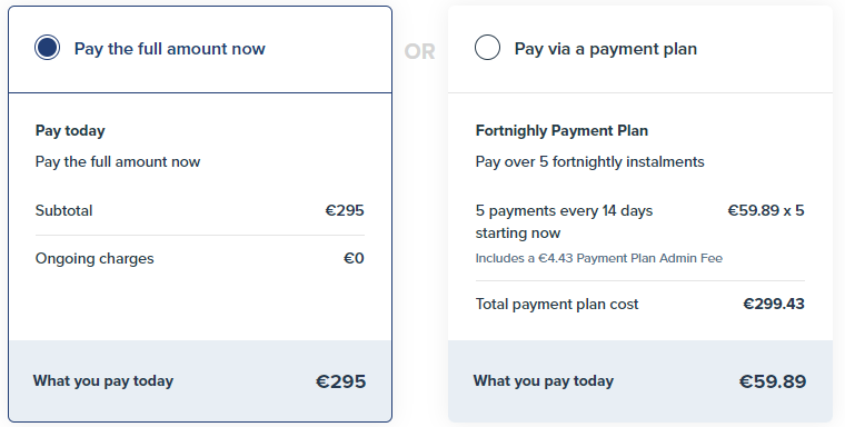 5N1348 CR – Accounting Manual and Computerised – Classroom pricing plans