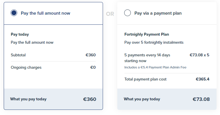 6N2207 Blended – Boundary Management – Online with Live Tutorial Sessions pricing plans