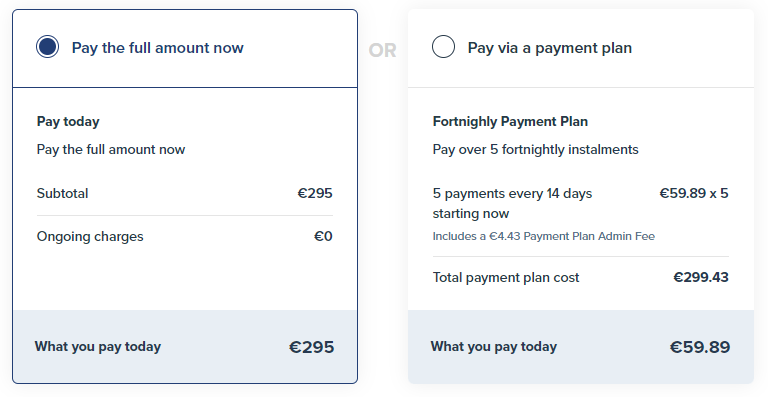 5N1610 CR – Business Administration Skills – Classroom pricing plans