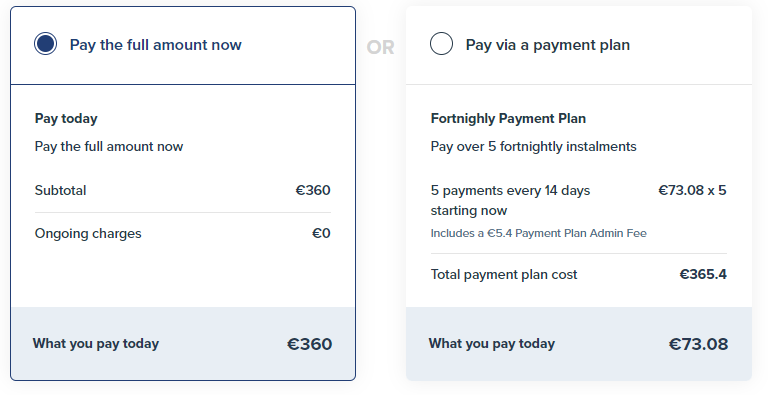 6N1946 HC SP – Work Experience (Healthcare) – Self Paced pricing plans